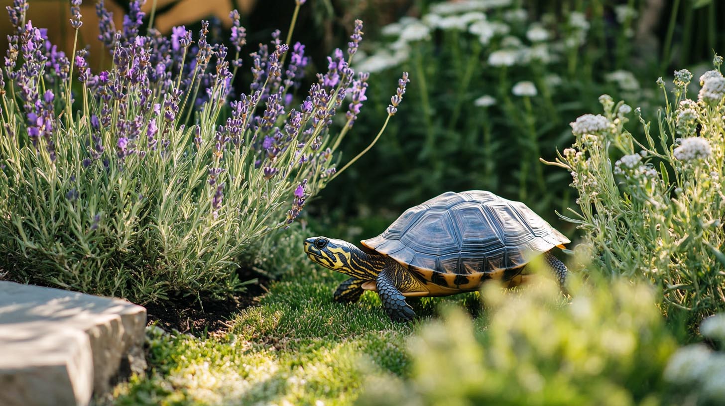 Pflanzen im Schildkrötengehege