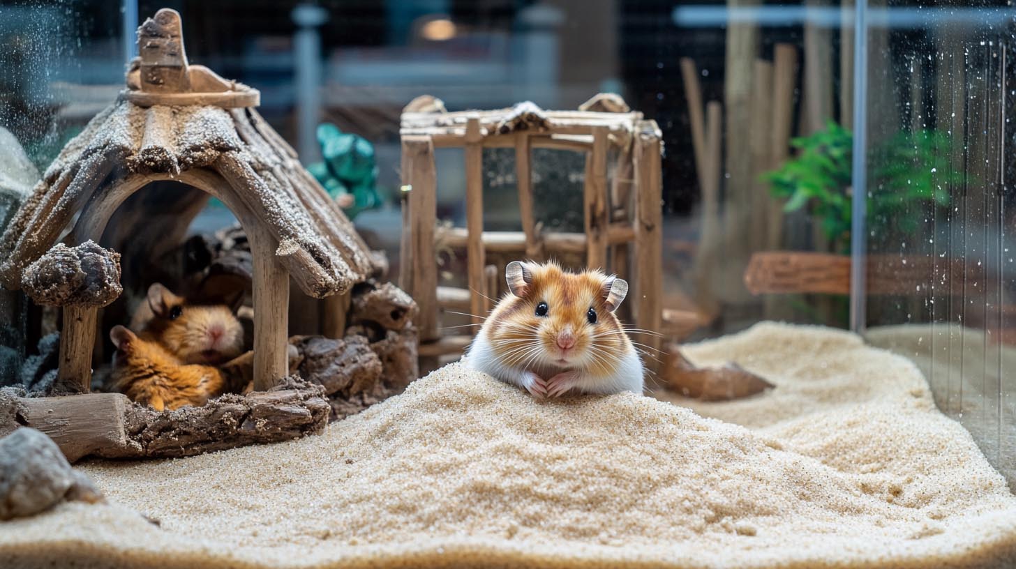 Sandbad für Hamster