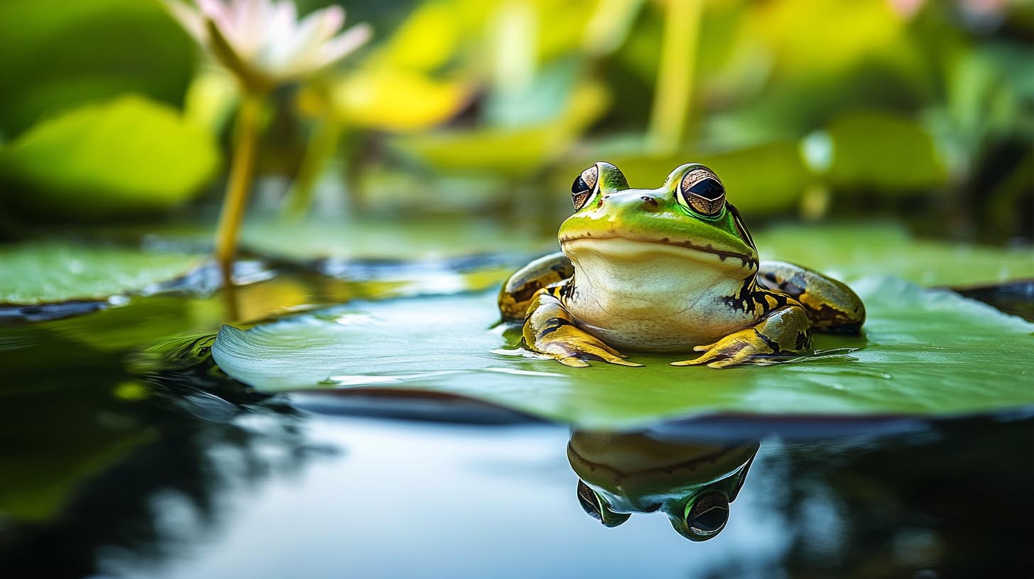 Frösche im Garten ansiedeln