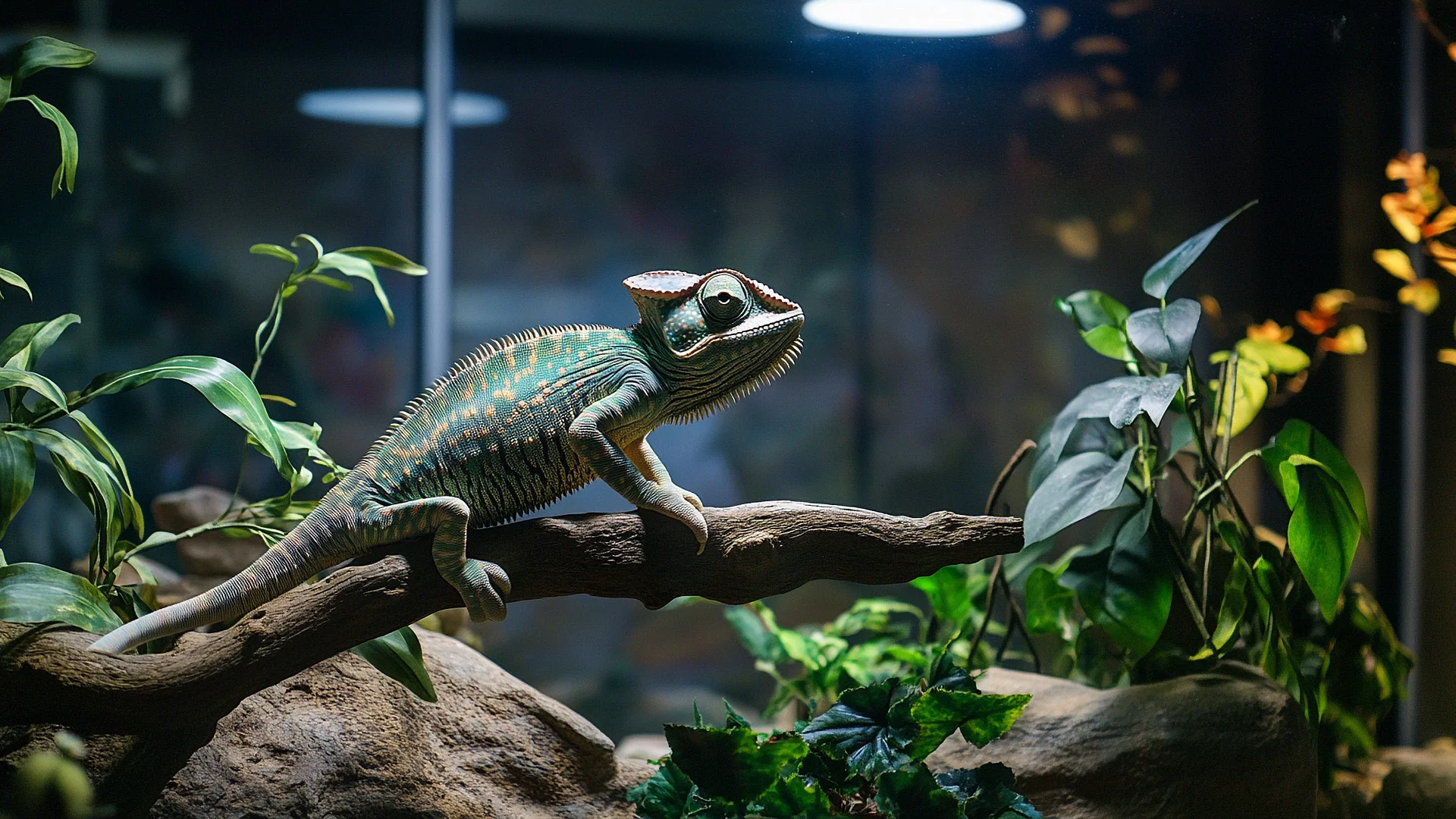 Chamäleon Terrarium Zuhause auf Zeit