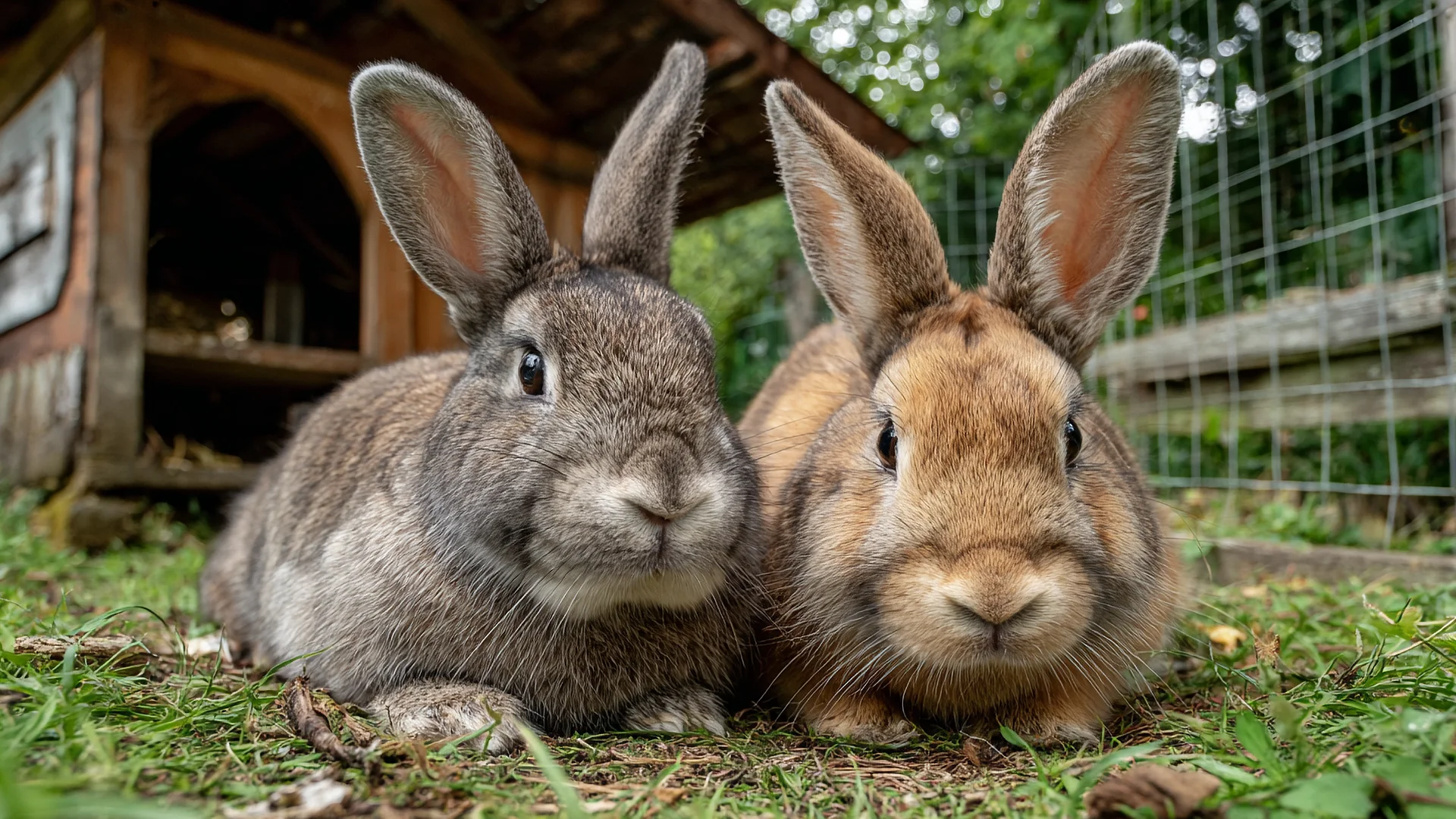Freilaufgehege Kaninchen