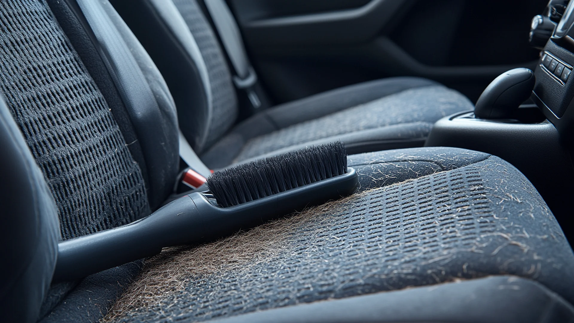 Tierhaare aus dem Auto entfernen