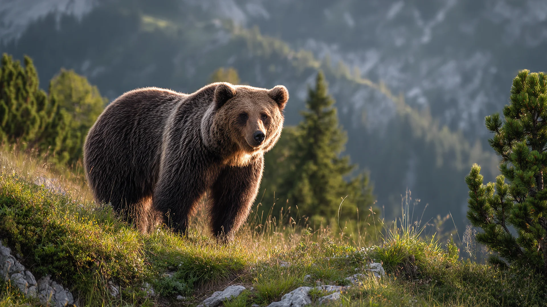 Bär in den Bergen